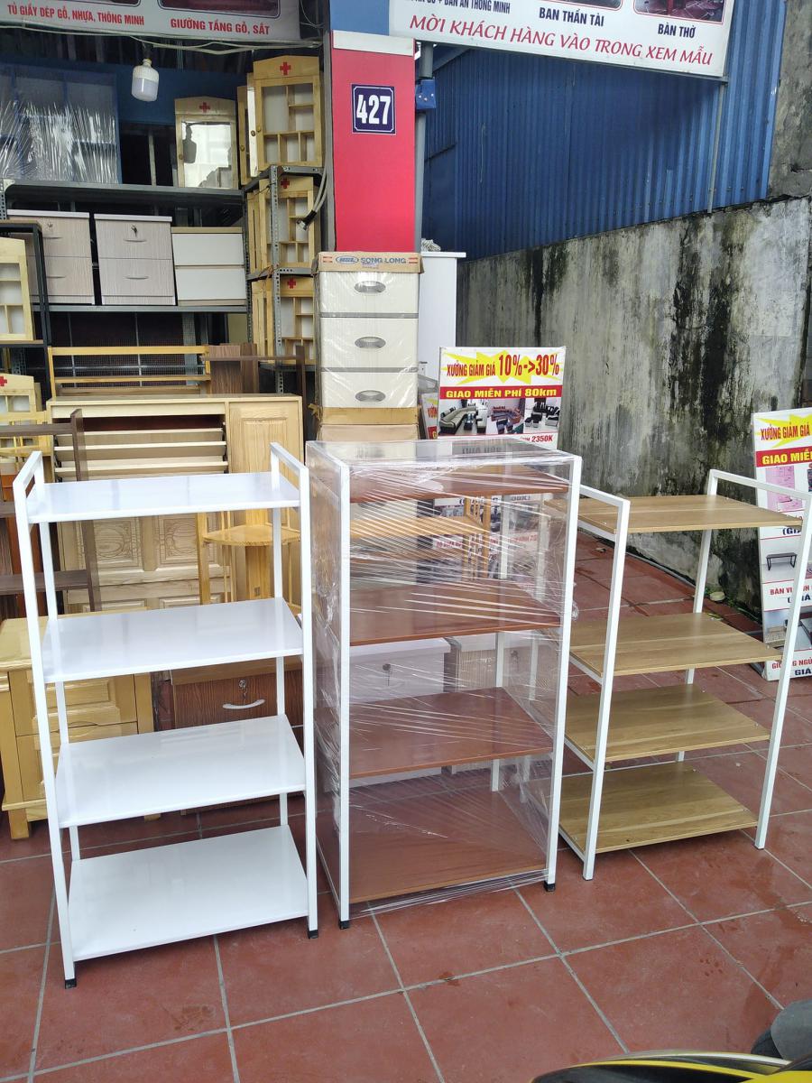 Kệ Lò Vi Sóng-Nồi Cơm  4 Tầng Nhựa Hải Phòng